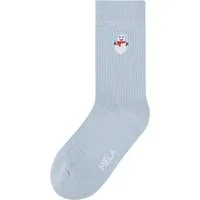MELA Gerippte Socken mit Stickerei, 1er Pack – Produktbild 1 von 1