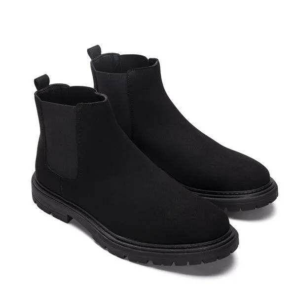 Nae Vegan Shoes Nae Vegan Shoes NAE FABER - Vegane, Chelsea Stiefel, Schwarz, – Produktbild 2 von 3