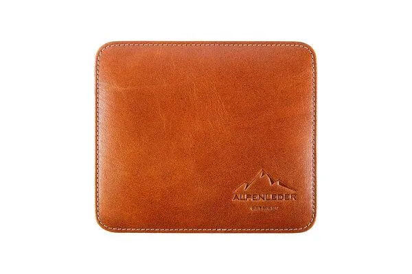 Alpenleder Alpenleder Mauspad BREGENZ, Cognac, – Produktbild 1 von 1