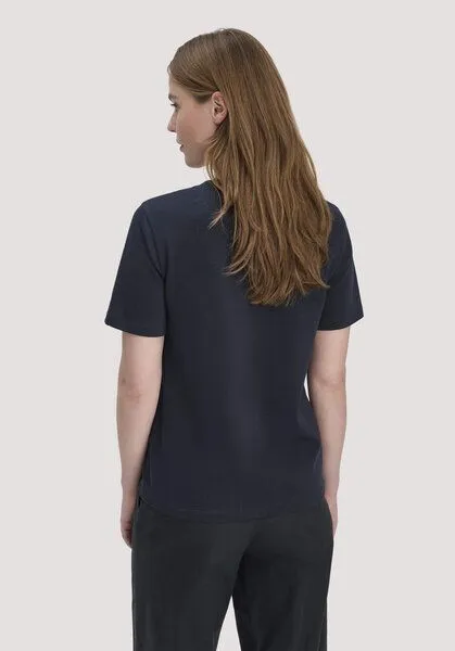 hessnatur hessnatur T-Shirt aus reiner Bio-Baumwolle, Marine, – Produktbild 2 von 4