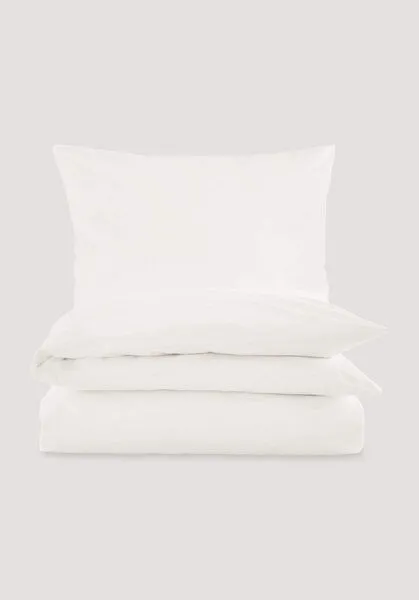 hessnatur hessnatur Satin Bettwäsche-Set aus reiner Bio-Baumwolle, Naturweiss, – Produktbild 7 von 8