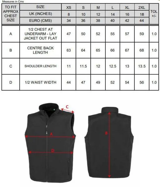 Result Genuine Recycled Result Genuine Recycled Damen Women Bodywarmer Weste Atmungsaktiv Wasserabweisend recycelt, Navy, – Produktbild 4 von 4