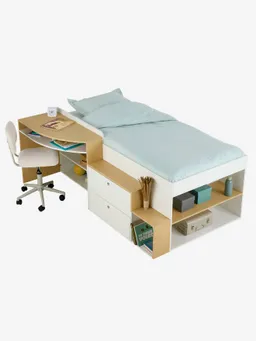 Vertbaudet Kinderbett TEEN mit Schreibtisch und Stauraum – Produktbild 1 von 1