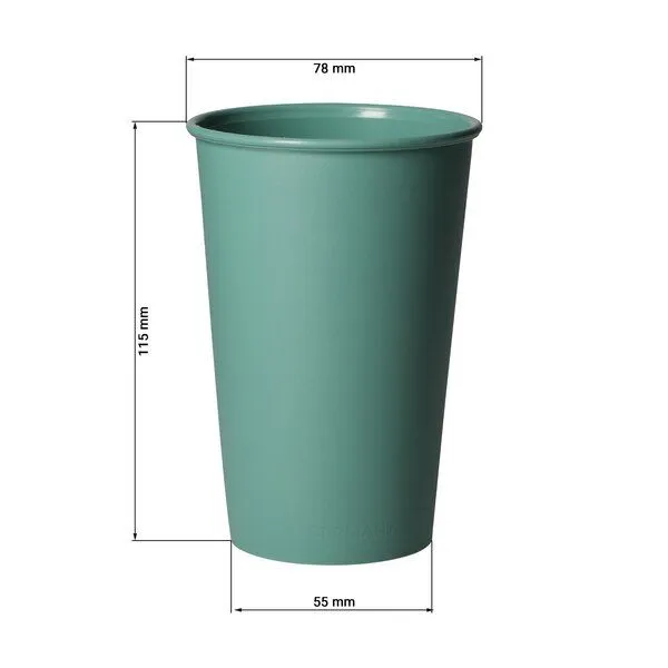 elasto nature elasto nature Becher 300 ml aus Kunststoff, Grün, – Produktbild 3 von 3