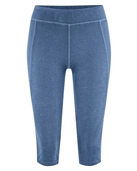 HempAge HempAge Yoga Leggins Hanf/Biobaumwolle, Blueberry (blau), – Produktbild 3 von 4