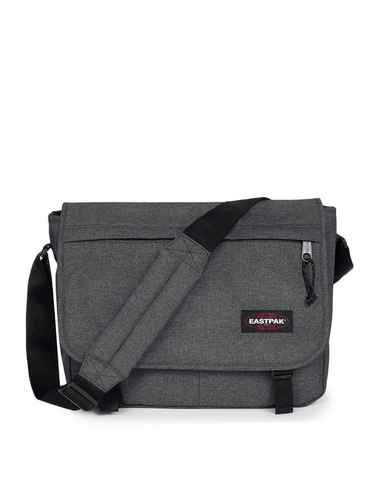 Eastpak Eastpak Messenger Bag Delegate +, Umhängetasche, Schultertasche mit Trolleygurt und 17" Laptopfach, Schwarz, – Produktbild 2 von 4