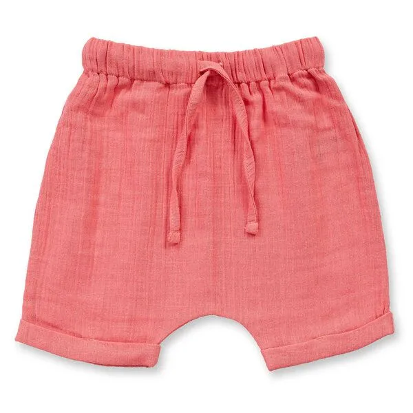 Sense Organics sense-organics Sense Organics Baby Kurze Hose Bio Baumwolle Muslin, Pink peach, – Produktbild 1 von 2