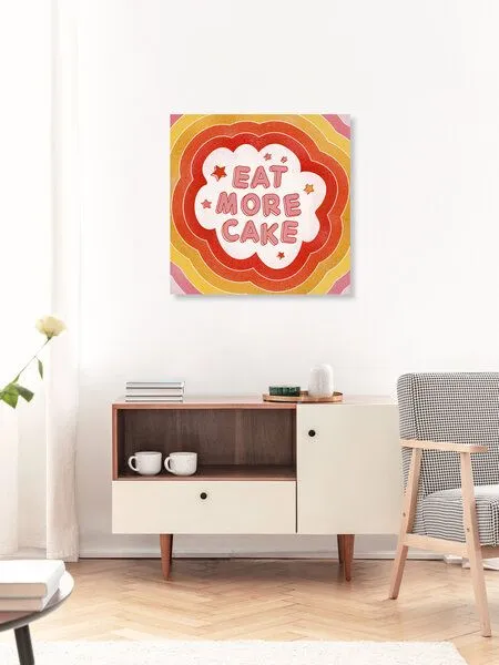 Photocircle Photocircle Poster / Leinwandbild - EAT MORE CAKE – Produktbild 2 von 4