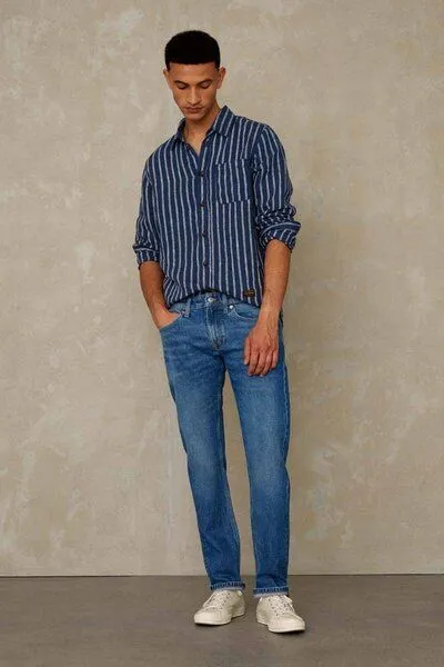 Kings Of Indigo Kings of Indigo - Ryan Eco Tormund Tencel Mid, Blue, – Produktbild 2 von 3