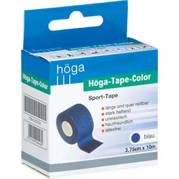Höga-Pharm HÖGA TAPE Color 3,75 cmx10 m blau 1 St Pflaster – Produktbild 1 von 1