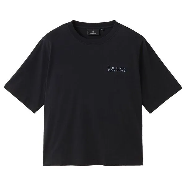 recolution recolution T-Shirt AZOLLA THINK POSITIVE, Black, – Produktbild 1 von 2