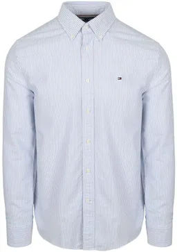 Tommy Hilfiger Tommy Hilfiger Oxford Hemd Streifen Hellblau - Größe M – Produktbild 1 von 1