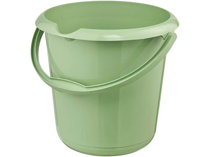 Keeeper Keeeper Eimer "Mika Eco Line" mit Ausguss, Skala und Griff, Ø 30 cm, 10 l, Grün, – Produktbild 1 von 1