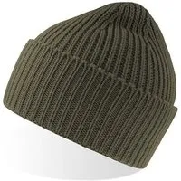 Atlantis Headwear Atlantis Headwear grob gestrickte Beanie-Mütze aus weichem, warmem Polylana®-Garn, Olive, – Produktbild 1 von 1