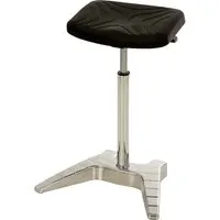 Stehhilfe mit ergonomischem Sitz und Griff, schwarz, höhenverstellbar von 70 - 88 cm – Produktbild 1 von 1