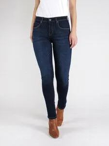 Kuyichi KUYICHI Damen Skinny Jeans Carey High Rise Skinny, Dark blue, – Produktbild 1 von 1