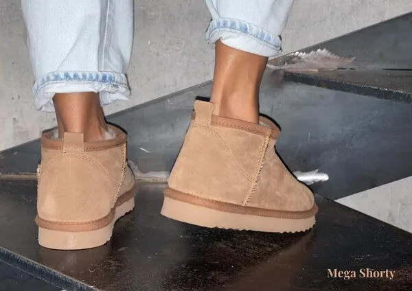 thies Stiefel aus Schaffell "thies Mega Shorty", Cashew chestnut (braun), – Produktbild 4 von 4
