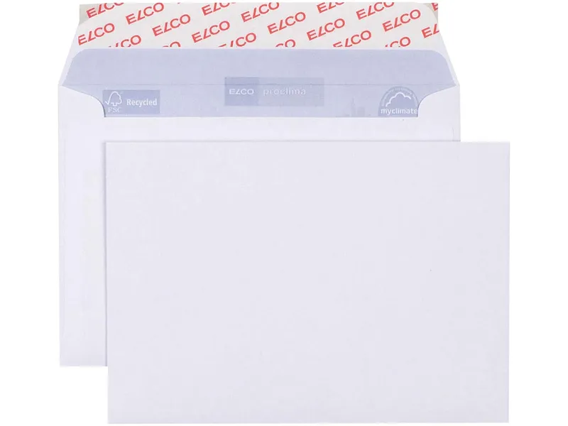 Elco 500 Elco Proclima Briefumschläge DIN C6, mit Haftklebung, ohne Fenster – Produktbild 2 von 3