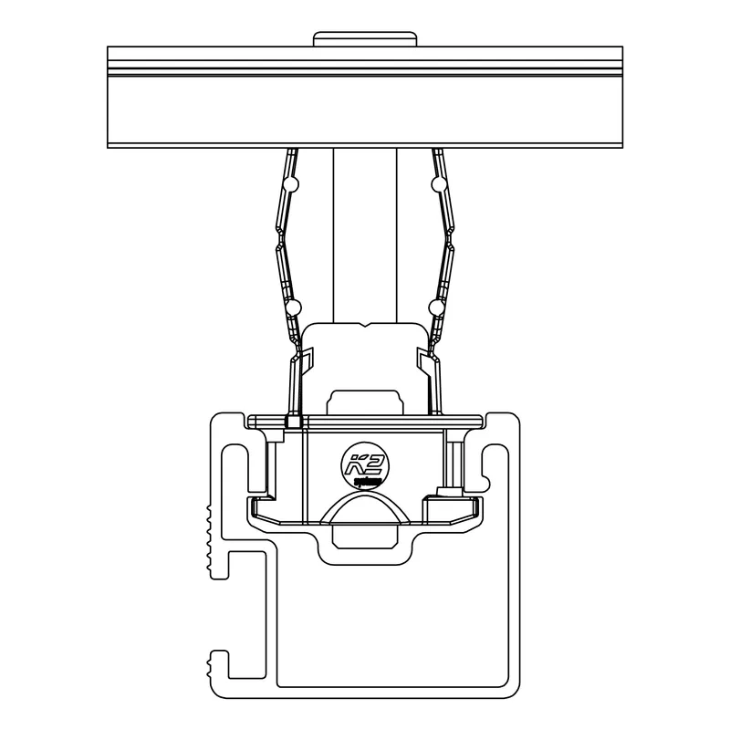K2 Systems K2 Systems Universal-Modulmittelklemme Clamp MC 25-40 mm – Produktbild 4 von 4