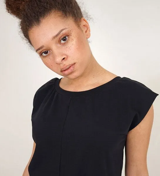 Lena Schokolade Lena Schokolade Jumpsuit Overall versch. Kordeln aus Bio-Jersey, Schwarz, – Produktbild 6 von 8