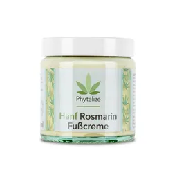 Phytalize Phytalize Hanf Rosmarin Fußcreme – Belebende Pflege für müde Füße (100 ml) – Produktbild 1 von 1