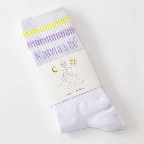 Divasya Divasya Socken mit Yoga Motiv | Namasté – Produktbild 4 von 4