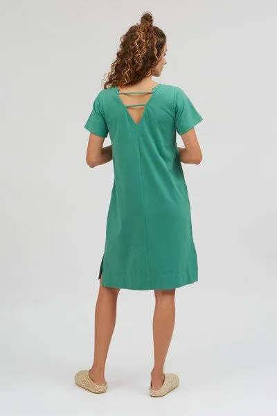 SUITE13LAB Suite13lab Kurzarm-Kleid ARAS, Green, – Produktbild 2 von 3