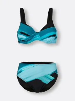 feel good Bikini schwarz-türkis – Produktbild 1 von 1