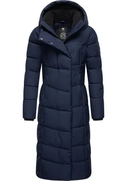 ragwear ragwear Steppmantel Pavla Extralong zeitloser, wasserdichter Damen Wintermantel – Produktbild 1 von 1