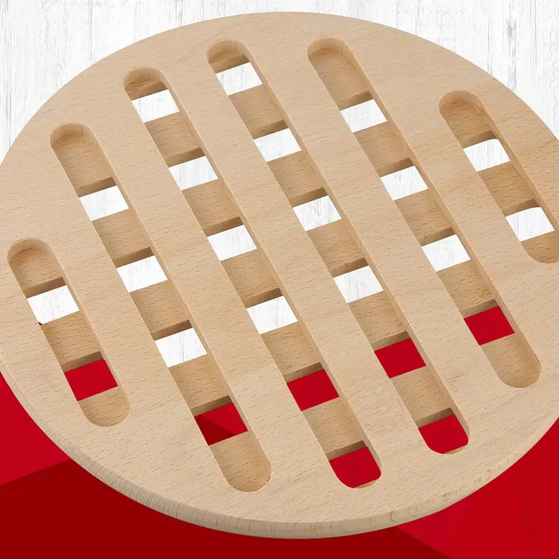 Fackelmann Fackelmann Untersetzer, Ø18cm, FSC™-zertifizierte Buche – Produktbild 2 von 2
