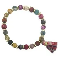 Worldfinds Worldfinds Kantha Armband Sequined, Bunt, – Produktbild 1 von 1