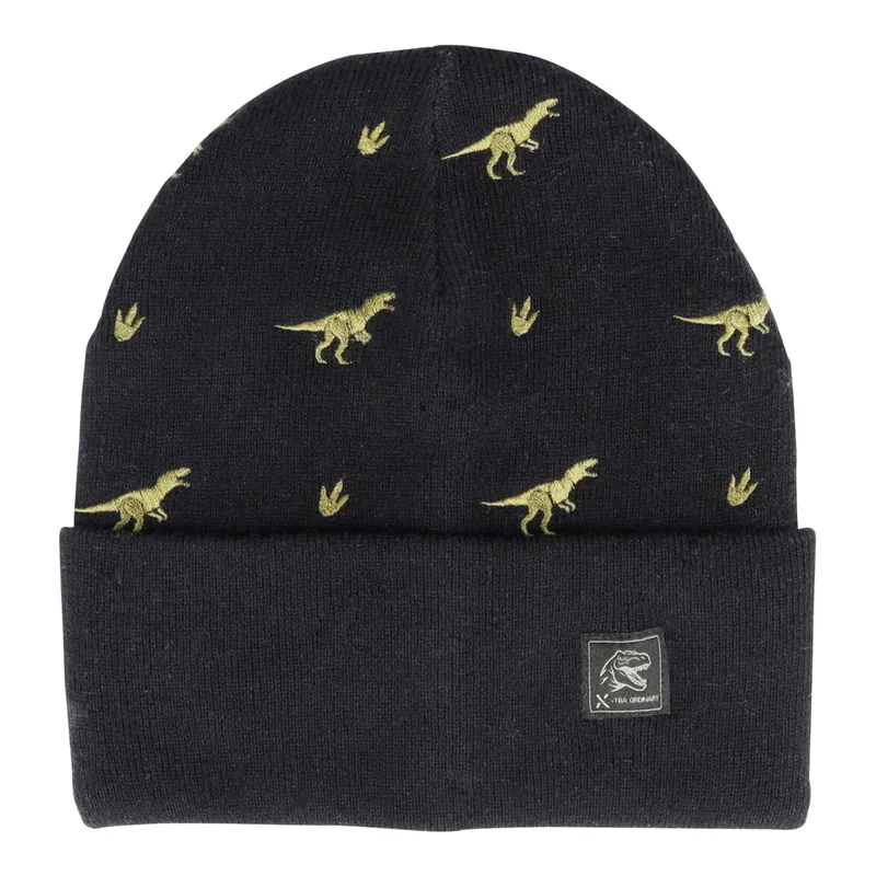 Maximo Maximo Winter-Strickmütze Dinos, Schwarz, – Produktbild 1 von 1