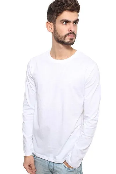 YTWOO YTWOO Herren Langarmshirt in Farben Schwarz oder Weiss "Made in Kenya", Weiss, – Produktbild 2 von 3