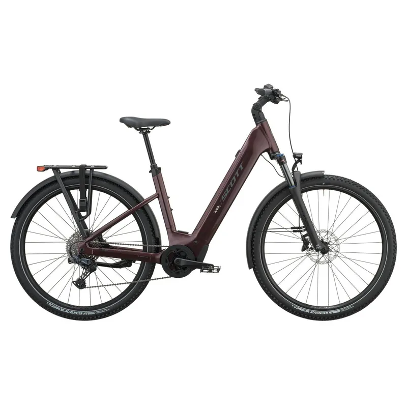 We Cycle Scott Axis 10 Wave 29' ' E-Bike Trekking Pedelec aubergine rot 2027 XL (183-189 cm) | E-Trekkingbikes – Produktbild 1 von 1