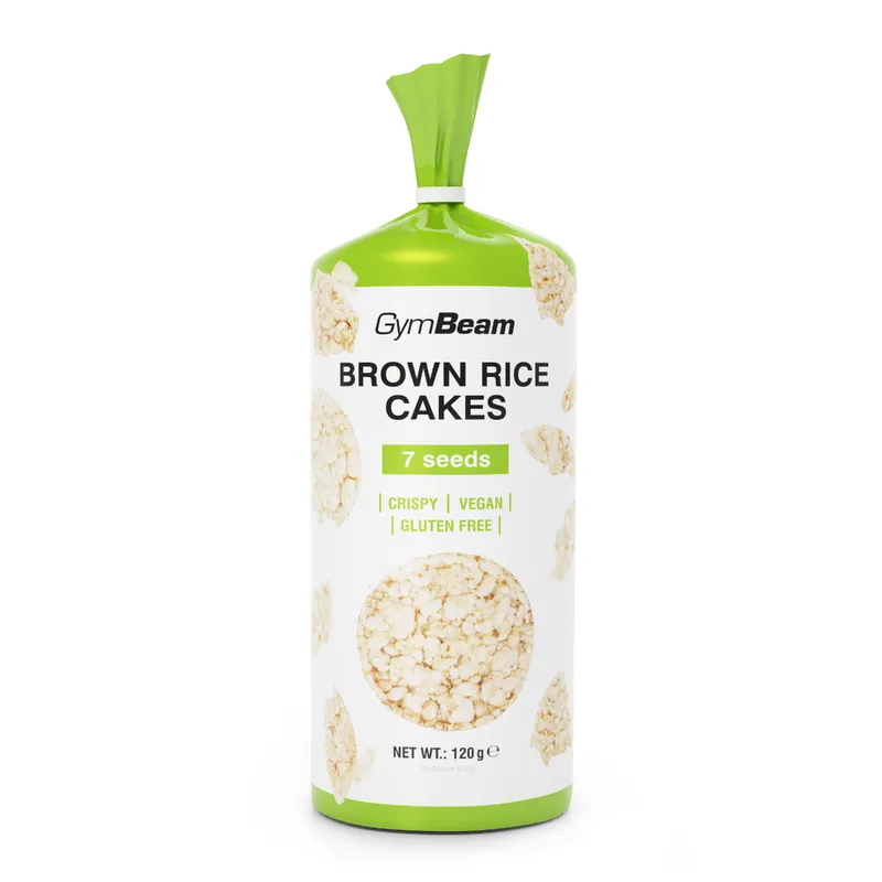 GymBeam Food GymBeam Braune Reiswaffeln 120 g 7 Samen – Produktbild 1 von 1