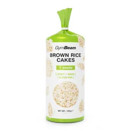 GymBeam Food GymBeam Braune Reiswaffeln 120 g 7 Samen – Produktbild 1 von 1