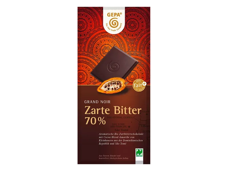 gepa Zartbitterschokolade mit 70% Kakao – Produktbild 1 von 2