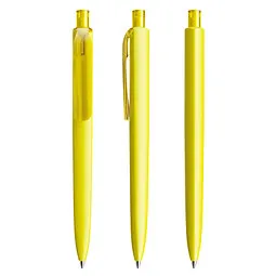 prodir prodir® Druckkugelschreiber DS8 PMM Push, blaue Mine, gelb, Gelb, – Produktbild 1 von 1