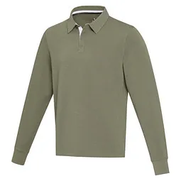 Elevate NXT Clyde Rugby Polo Sweatshirt Unisex, grün, L – Produktbild 1 von 1