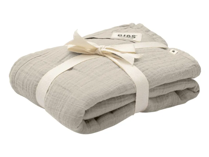 BIBS BIBS Pucktuch Bio-Baumwolle Musselin Maße 120 x 120 cm, Braun, – Produktbild 1 von 1