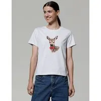 watapparel watapparel T-Shirt Frauen Rehkitz – Produktbild 1 von 1