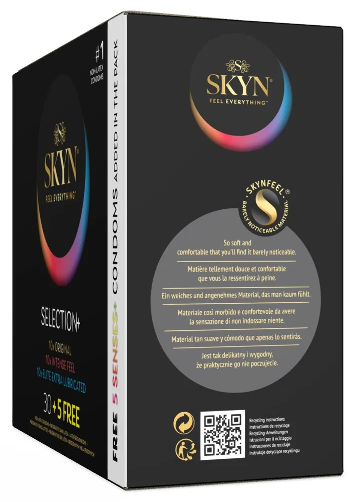 SKYN Kondom-Mix „Selection+ 30+5free“, latexfrei, Transparent, – Produktbild 3 von 4