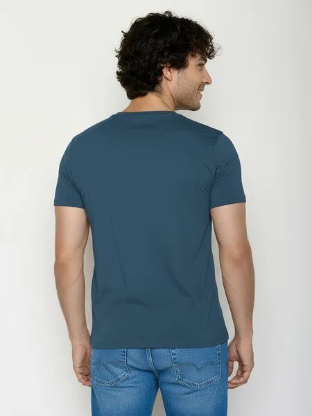 GreenBomb GREENBOMB Basic T-Shirt Guide, Blue pine, – Produktbild 3 von 3