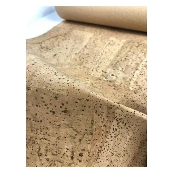 Kork-Deko Kork-Deko Stoff aus Kork (Muster Natur in Beige) m. Trägerstoff aus Baumwolle - 70 cm breit - 4 verschiedene Längen – Produktbild 4 von 4