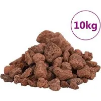 VIDAXL VidaXL Vulkangestein Rot 1-2 cm 10 kg – Produktbild 1 von 1