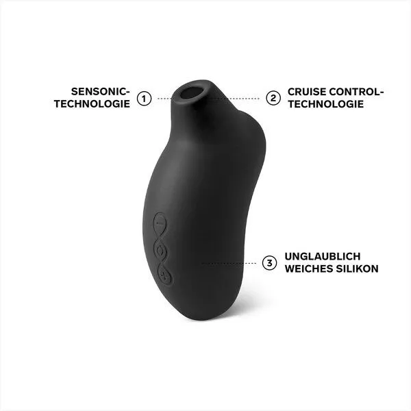 LELO Klitoris-Stimulator mit Schallwellen - LELO SONA Cruise, Schwarz, – Produktbild 2 von 4