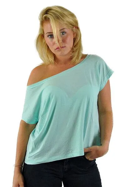 Human Family Human Family Kurzes, weit geschnittenes Damen T-Shirt - "Laid Back" – Produktbild 4 von 4