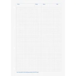 BRUNNEN BRUNNEN Kieserblock DIN A4, kariert, 80 g/m², 50 Blatt – Produktbild 1 von 1