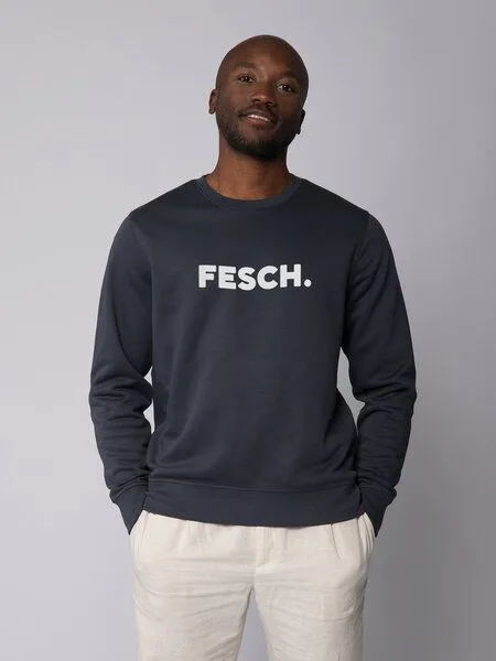 watapparel watapparel Sweatshirt Unisex Fesch, India ink grey, – Produktbild 2 von 3