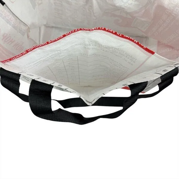 Beadbags Beadbags Große Einkaufstasche Ri42 recycelter Reissack, Weiss, – Produktbild 4 von 4